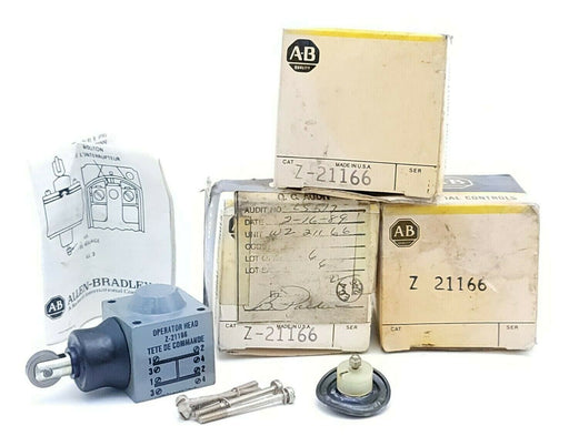 LOT OF 3 NIB ALLEN BRADLEY Z-21166 OPERATOR HEADS Z21166