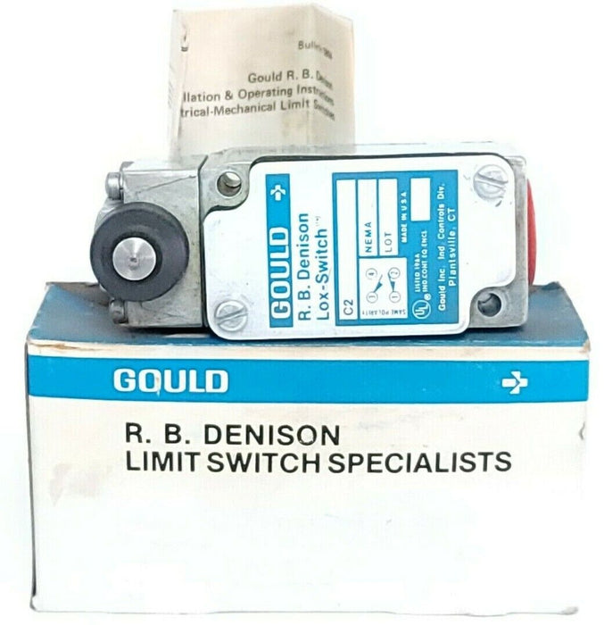 NIB GOULD R.B. DENISON C2-JK3 LIMIT SWITCH C2JK3