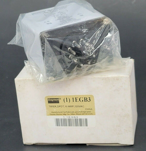 NIB DAYTON 1EGB3 TIME DELAY RELAY 0.6S-60S
