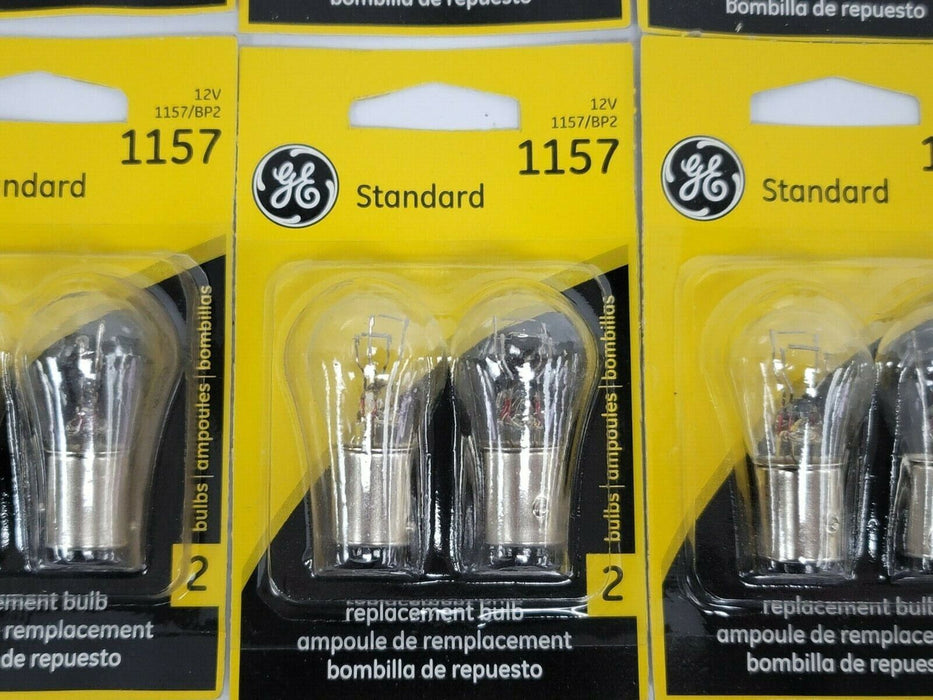 LOT OF 16 NEW GE LIGHTING 1157/BP2 REPLACEMENT BULBS 12V