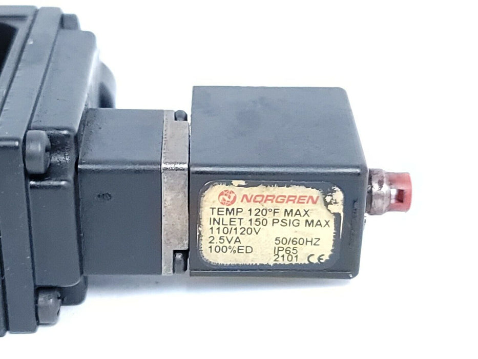 NORGREN MN01GGA35AJJA SOLENOID VALE 110/120V 2.5VA 50/60HZ SOLENOID