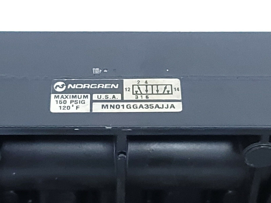 NORGREN MN01GGA35AJJA SOLENOID VALE 110/120V 2.5VA 50/60HZ SOLENOID