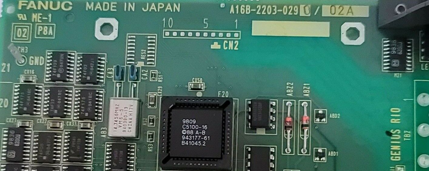 FANUC A16B-2203-0290/02A ETHERNET RIO BOARD A16B-2203-0290