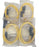 LOT OF 4 NEW TURCK CSWM CKM 12-11-1 MULTIFAST MOLDED CORDSETS ID NO. U4707-64