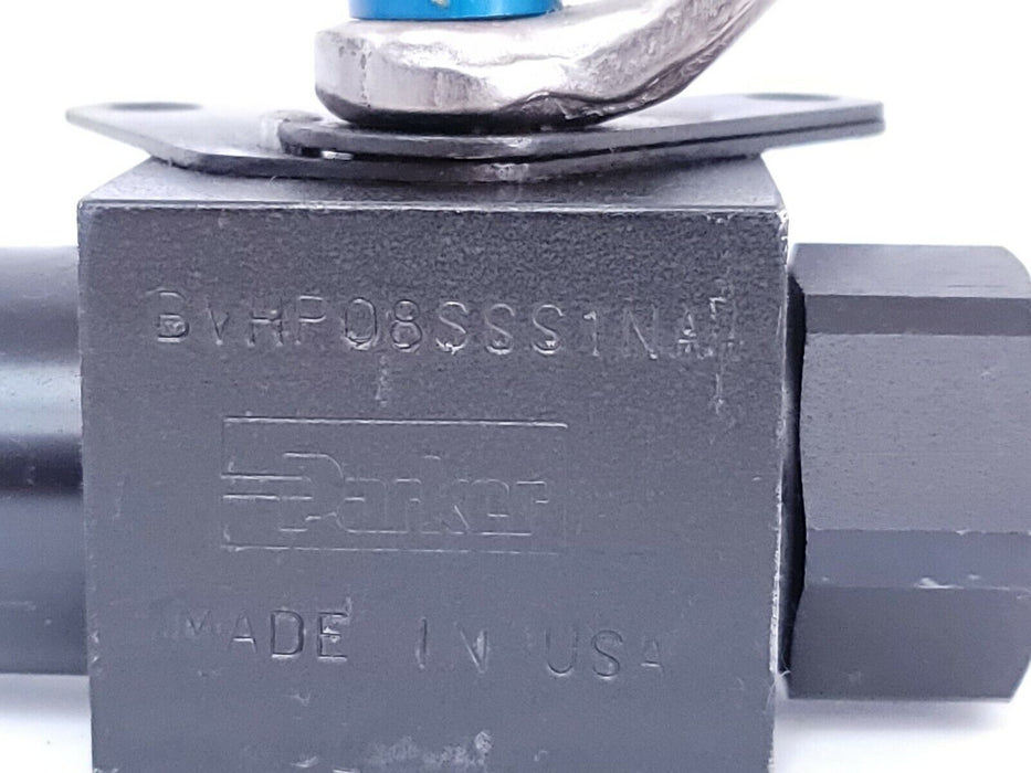 NEW PARKER BVHP08SSS1NA HIGH PRESSURE BALL VALVE