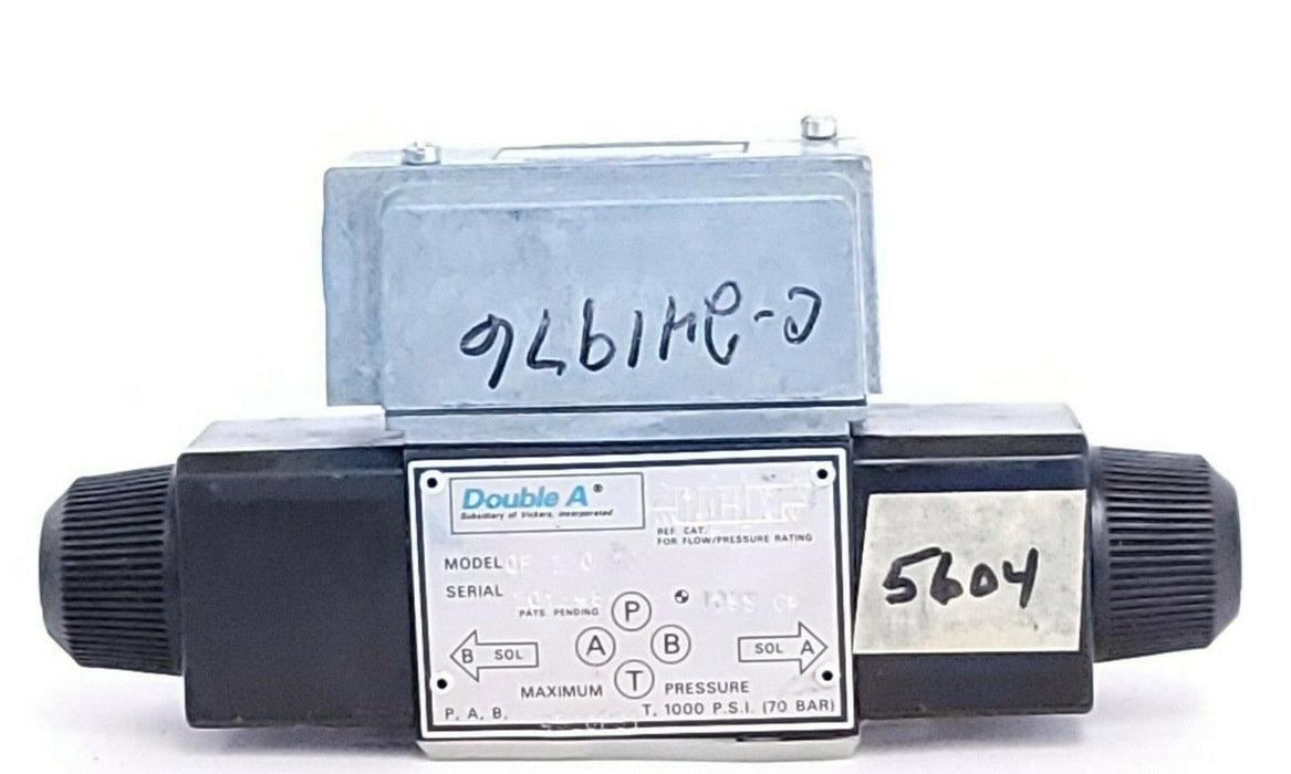NEW DOUBLE A QF 3 0 10B1 SOLENOID VALVE QF3010B1 4500PSI 110/120V 50/60HZ