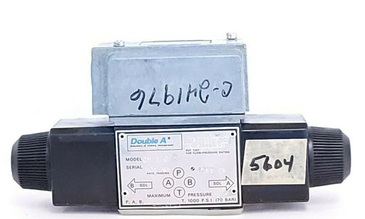 NEW DOUBLE A QF 3 0 10B1 SOLENOID VALVE QF3010B1 4500PSI 110/120V 50/60HZ