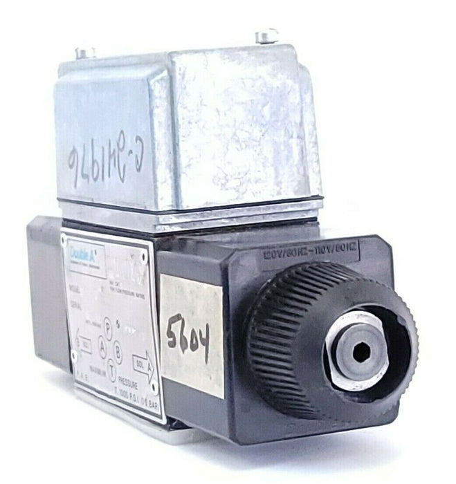NEW DOUBLE A QF 3 0 10B1 SOLENOID VALVE QF3010B1 4500PSI 110/120V 50/60HZ