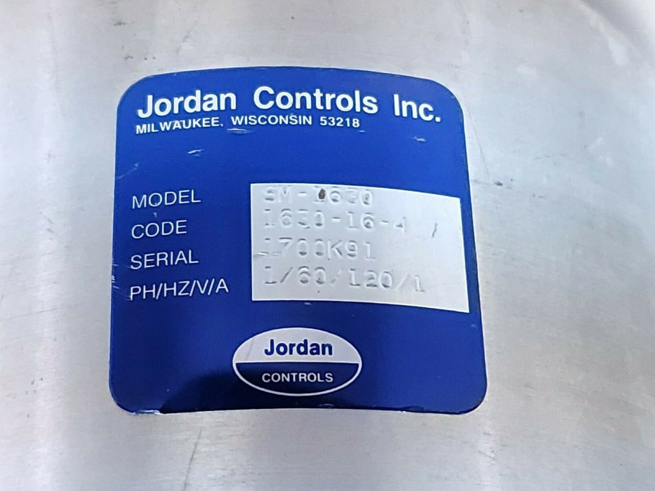 JORDAN CONTROLS ROTORK SM-1630 ROTARY ACTUATOR 120V 1P 1630-16-4 / SM-1630-0164