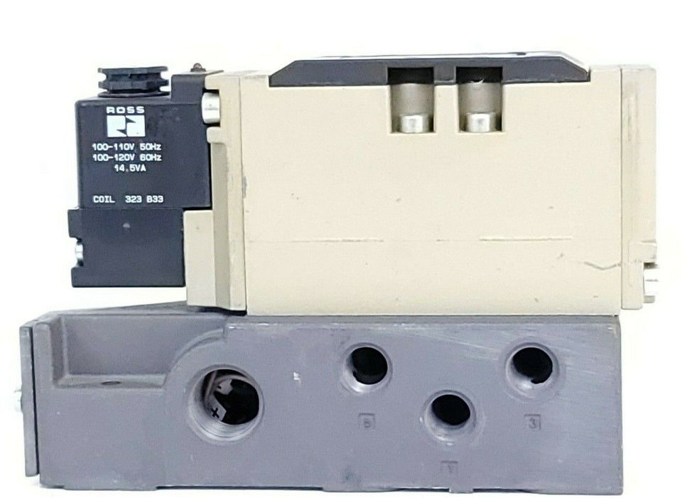 NEW ROSS W6576A2401 SINGLE SOLENOID VALVE BAR 2-16 COIL 323 B33 14.5VA, 971N91
