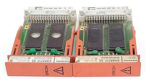 LOT OF 2 SIEMENS 6ES5-375-0LA41 MEMORY MODULES EPROM 6ES53750LA41