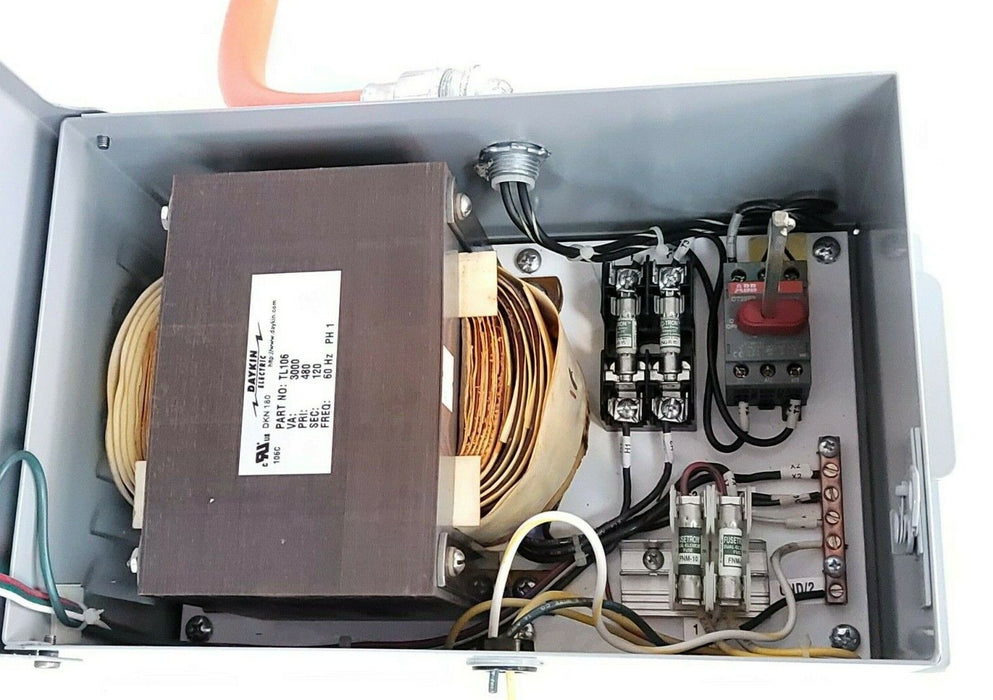 DAYKIN ELECTRIC LTFS-15 TRANSFORMER DISCONNECT TOTAL VA: 3000 SINGLE PHASE