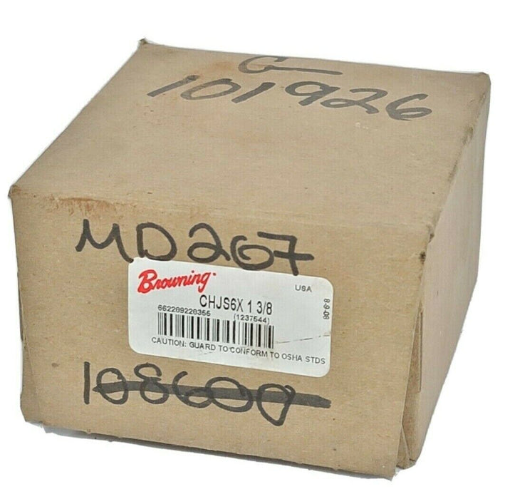 NIB BROWNING CHJS6X 1 3/8 JAW COUPLING CHJS6X138