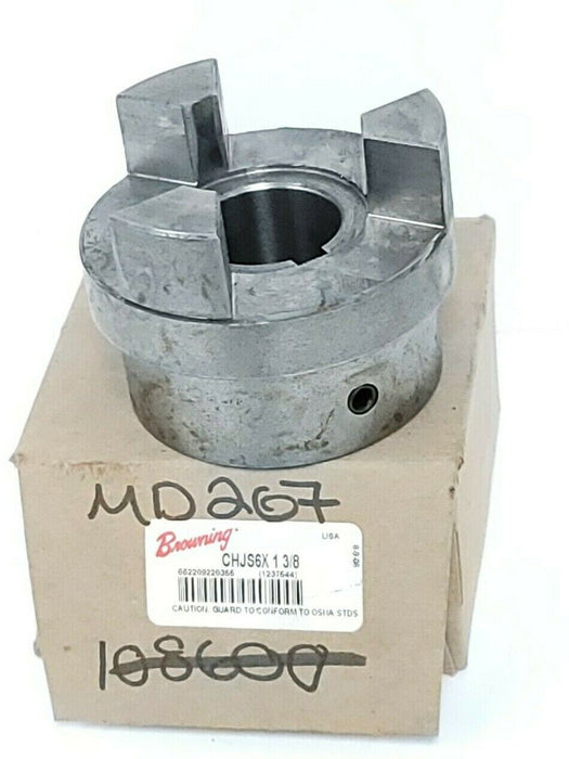 NIB BROWNING CHJS6X 1 3/8 JAW COUPLING CHJS6X138