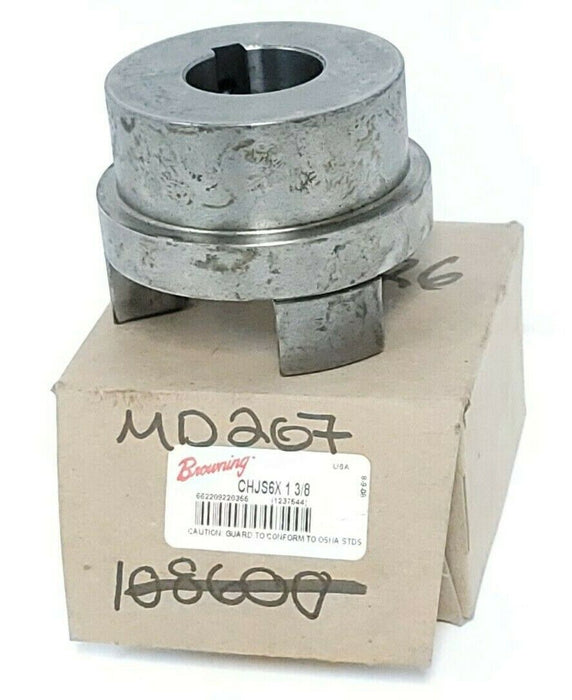 NIB BROWNING CHJS6X 1 3/8 JAW COUPLING CHJS6X138