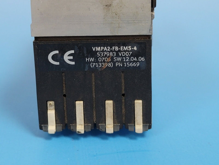 FESTO VMPA2-FB-EMS-4 ELECTRONIC MODULE VALVE ASSEMBLY 537952, 537962