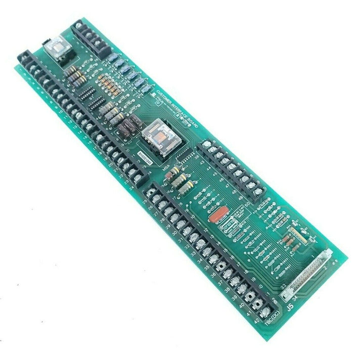 NIDEC CORP CONTROL TECHNIQUES 02-766385-00 CUSTOMER INTERFACE BOARD