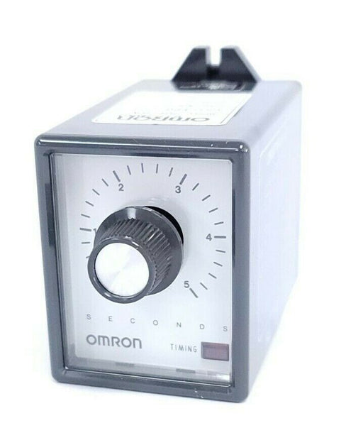 NIB OMRON STP-MND-AN-UA MOTOR DRIVEN TIMER RANGE: 0 - 5SEC. 120V 60HZ