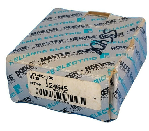 NIB DODGE 124645 BALL BEARING 2-BOLT LFT-8C-100 SIZE 1