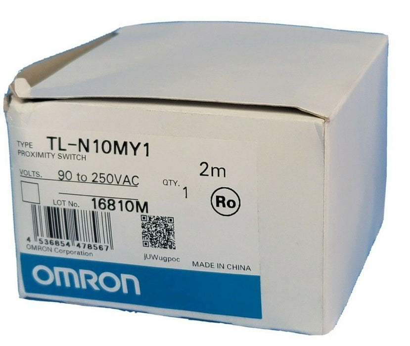 NIB OMRON TL-N10MY1 PROXIMITY SWITCH TLN10MY1, 90 TO 250VAC 2M