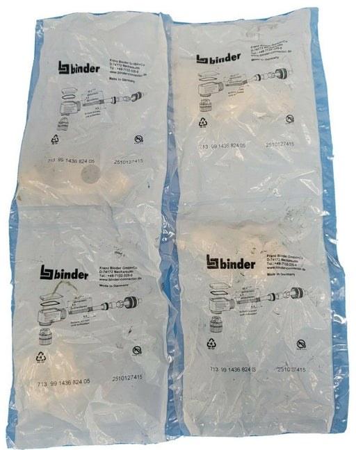 LOT OF 4 NEW BINDER 71399143682405 CONNECTORS 2510127415