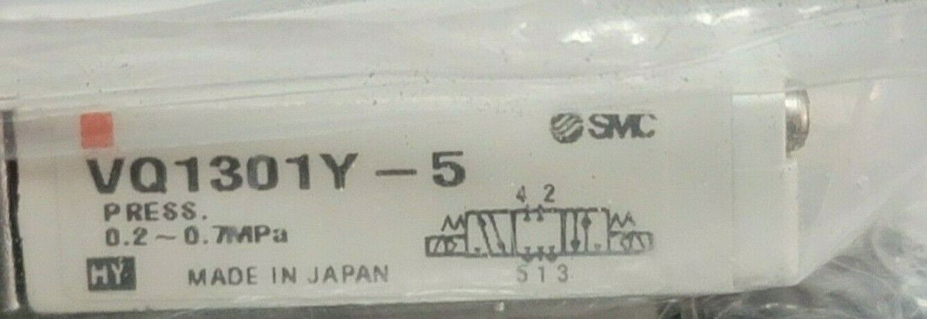 NEW SMC VQ1301Y-5 PLUG-IN VALVE VQ1301Y5 PRESS. 0.2~0.7MPa