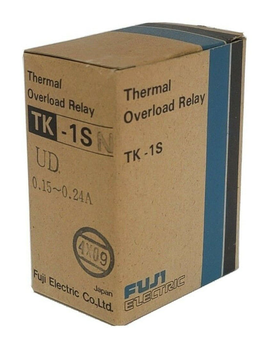 NIB FUJI ELECTRIC TK-1SN/UD 0.15-0.24A THERMAL OVERLOAD RELAY TK1SNUD