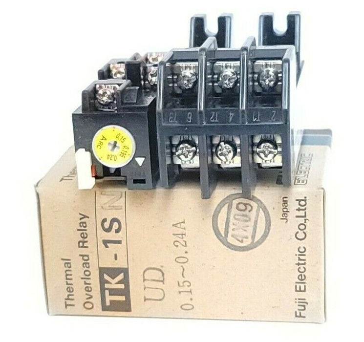 NIB FUJI ELECTRIC TK-1SN/UD 0.15-0.24A THERMAL OVERLOAD RELAY TK1SNUD