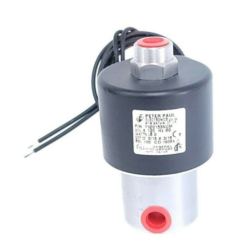NEW PETER PAUL 73Z0153NCM SOLENOID VALVE 120V 60HZ PSI: 100