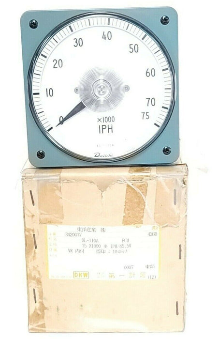 NIB DAIICHI XL-110A RECEIVING INDIACTING INSTRUMENT XL110A TACHOMETER