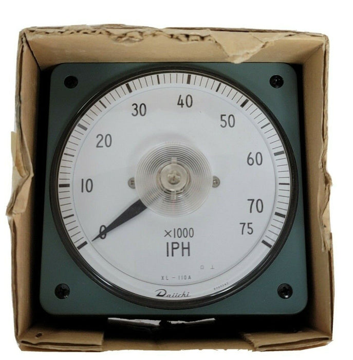 NIB DAIICHI XL-110A RECEIVING INDIACTING INSTRUMENT XL110A TACHOMETER