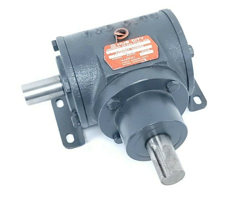 NEW HUB CITY 0220-00519-011 RIGHT ANGLE STRAIGHT BEVEL REDUCER MODEL 11