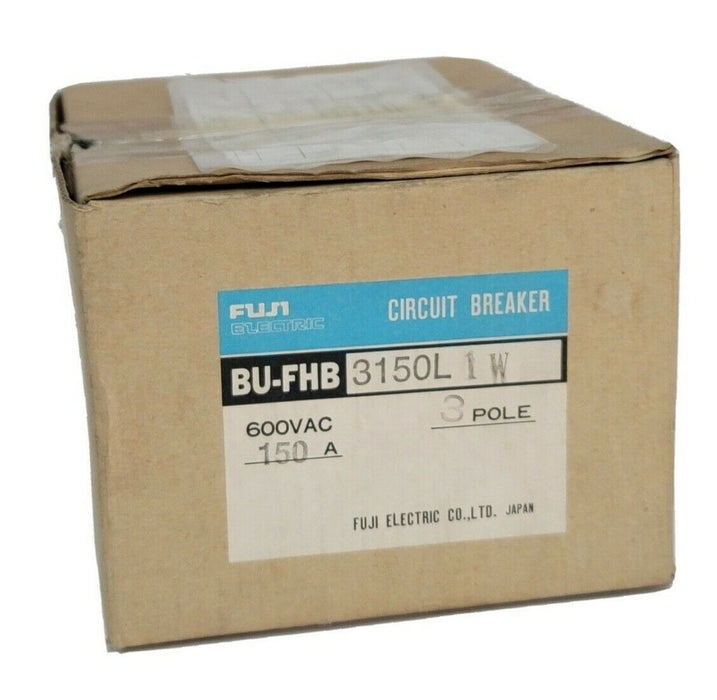 NIB FUJI ELECTRIC BU-FHB3150L 1W CIRCUIT BREAKER BU-FHB 600VAC 150A 3P