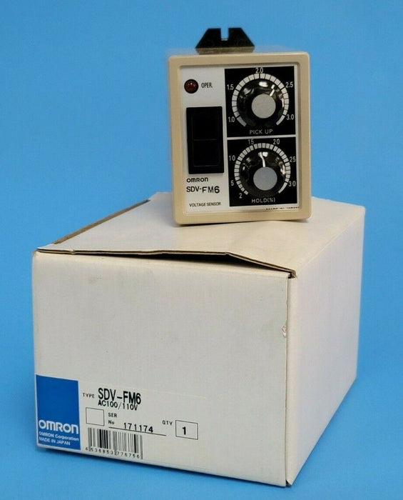 NIB OMRON SDV-FM6 VOLTAGE SENSOR SDVFM6 AC100/110V