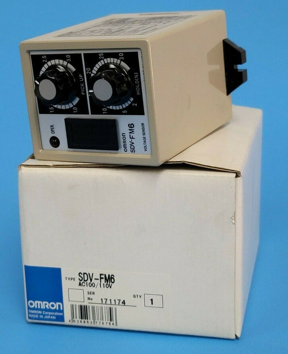NIB OMRON SDV-FM6 VOLTAGE SENSOR SDVFM6 AC100/110V
