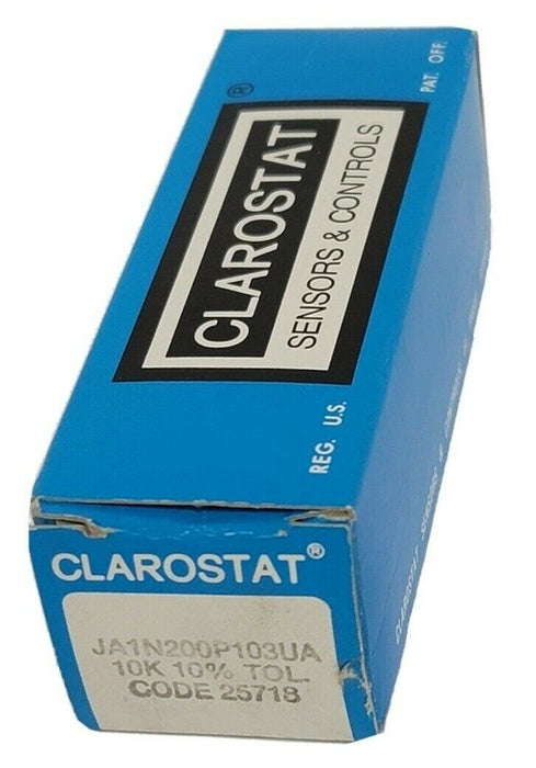 NIB CLAROSTAT JA1N200P103UA POTENTIOMETER SINGLE TURN 10KOHM 10UF 2W 10% TOL.