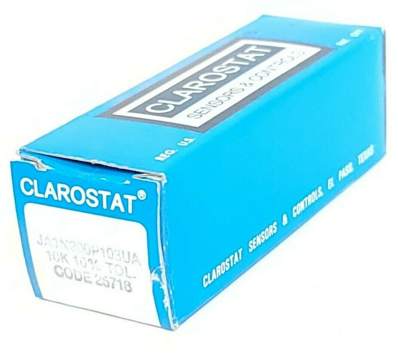 NIB CLAROSTAT JA1N200P103UA POTENTIOMETER SINGLE TURN 10KOHM 10UF 2W 10% TOL.