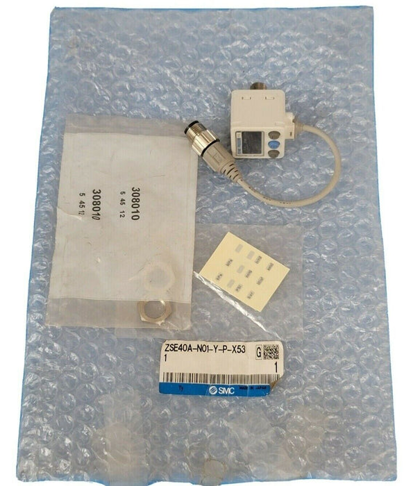 SMC ZSE40A-N01-Y-P-X531 VACUUM SWITCH 2-COLOR HI PRECISION DIGITAL