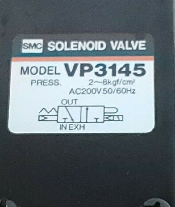 NIB SMC VP3145-032TB SOLENOID VALVE 200VAC, VP3145032TB, VP3145