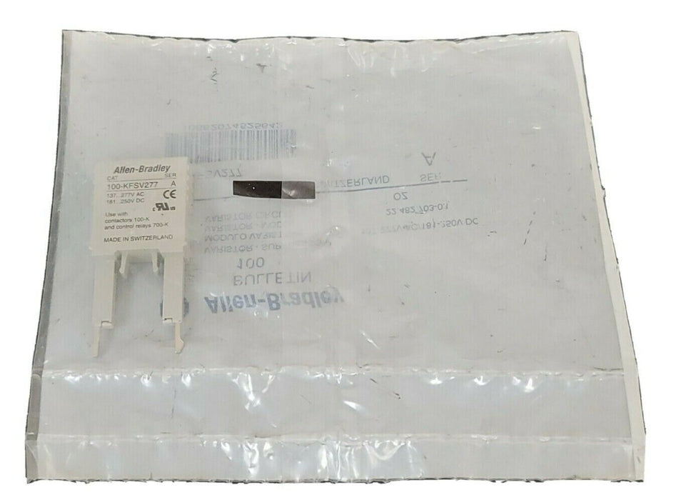 NEW ALLEN BRADLEY 100-KFSV277 VARISTOR SUPPRESSOR SER. A