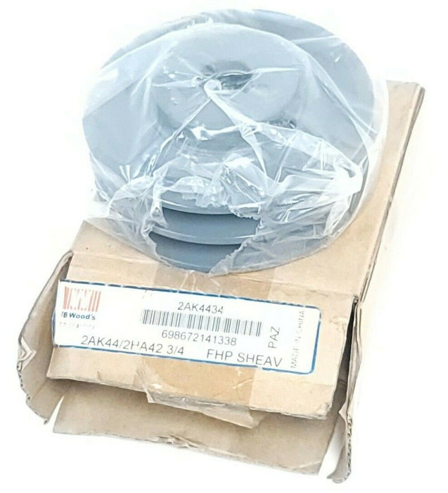 NIB TB WOODS 2AK4434 FHP SHEAVE 2AK44/2HA42 3/4