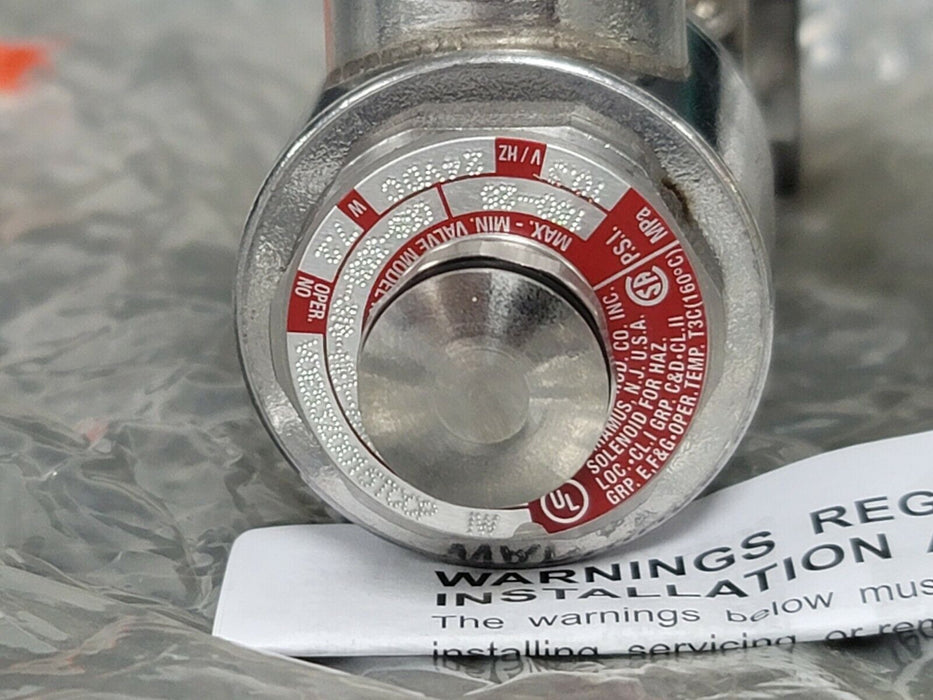 NIB VERSA VALVES CGS-3331-316-NE1-XXE4-D024 THREE-WAY VALVE 24VDC