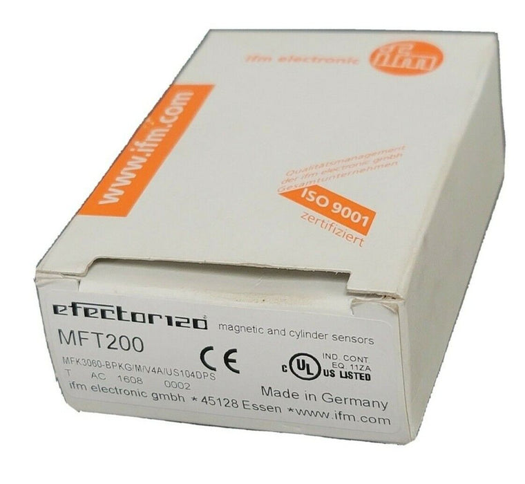 NIB IFM EFECTOR MFK3060-BPKG/M/V4A/US104DPS SENSOR MFT200