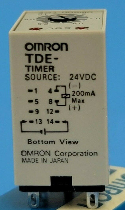 NIB OMRON TDE TIMER 1S 24VDC, TDE-24VDC-1S