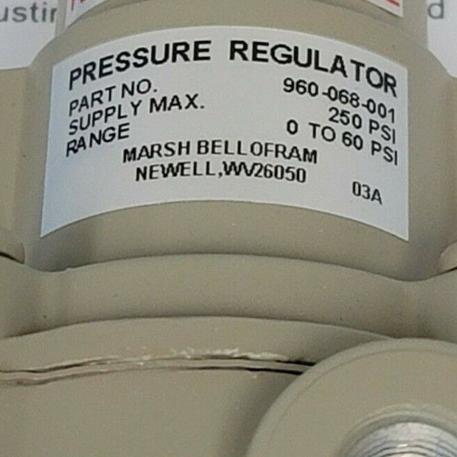 NIB MARSH BELLOFRAM 960-068-001 PRESSURE REGULATOR 960068001