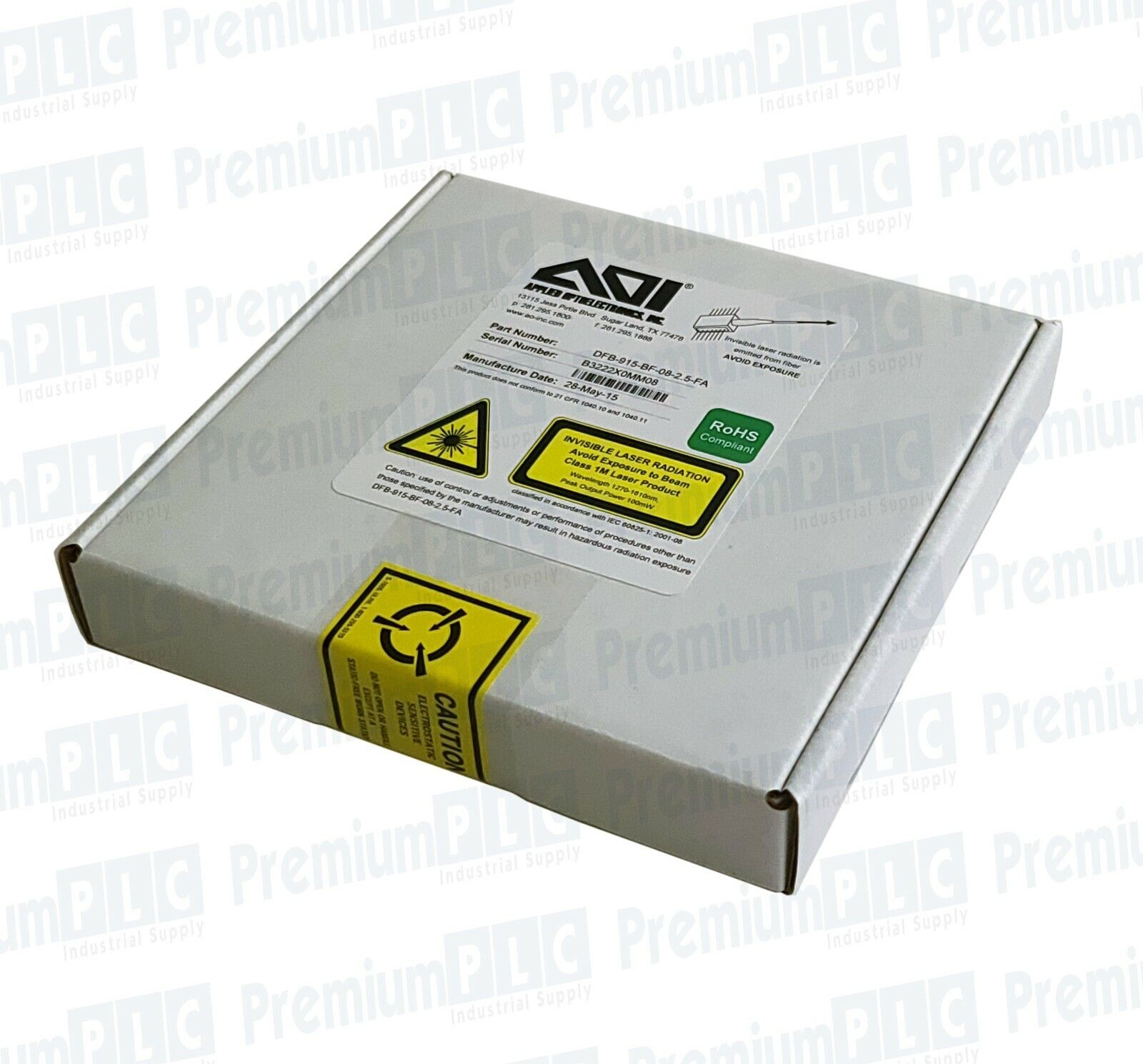 APPLIED OPTPELECTRONICS AOI DFB-915-BF-08-2.5-FA 14-PIN BUTTERFLY (DFB) LASER