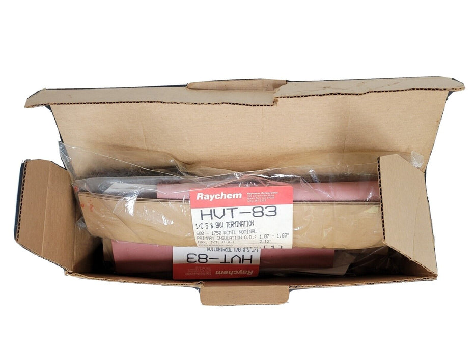 BOX OF 3 NEW RAYCHEM HVT-83 1/C 5 & 8KV TERMINATIONS 096298-000