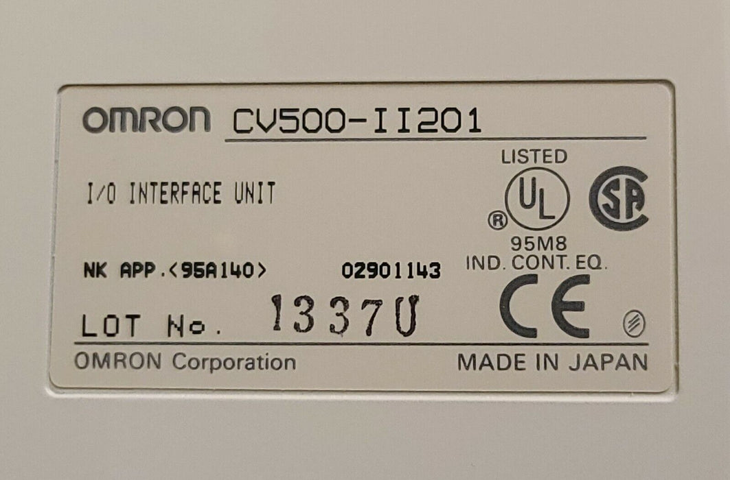 NEW OMRON CV500-II201 / CV500II201 SYSMAC I/O INTERFACE UNIT