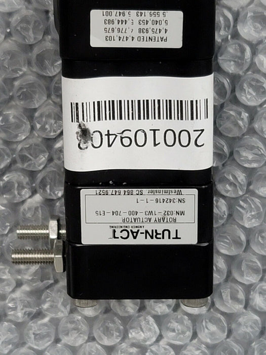 NEW TURN-ACT 032-1W3-400-704-E15 ROTARY ACTUATOR 0321W3400704E15