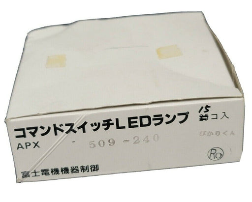 BOX OF 15 NEW FUJI ELECTRIC APX509-24O LED BULBS APX50924O